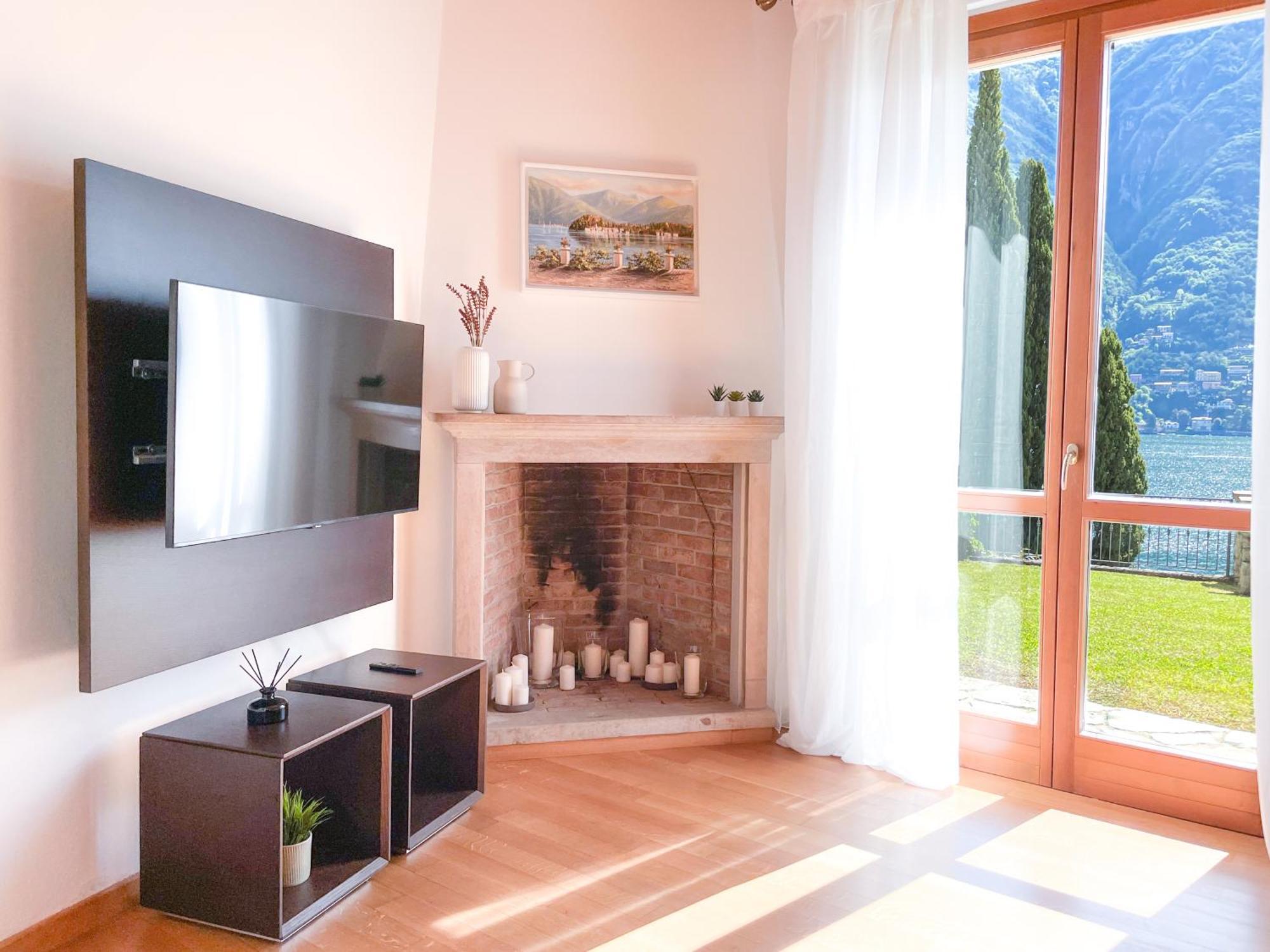 Villa Luminosa Laglio - Private Parking, Garden Eksteriør billede