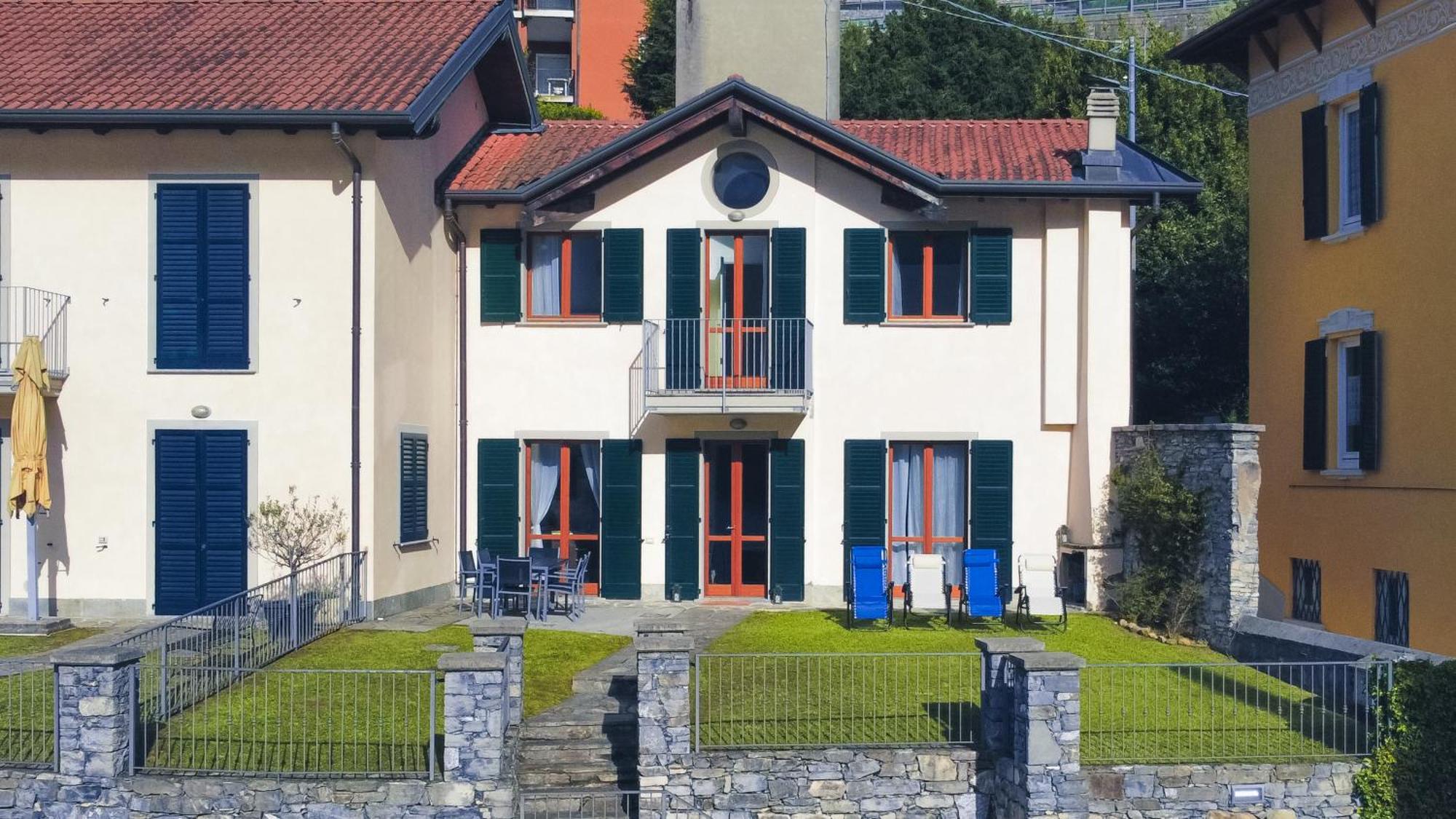 Villa Luminosa Laglio - Private Parking, Garden Eksteriør billede