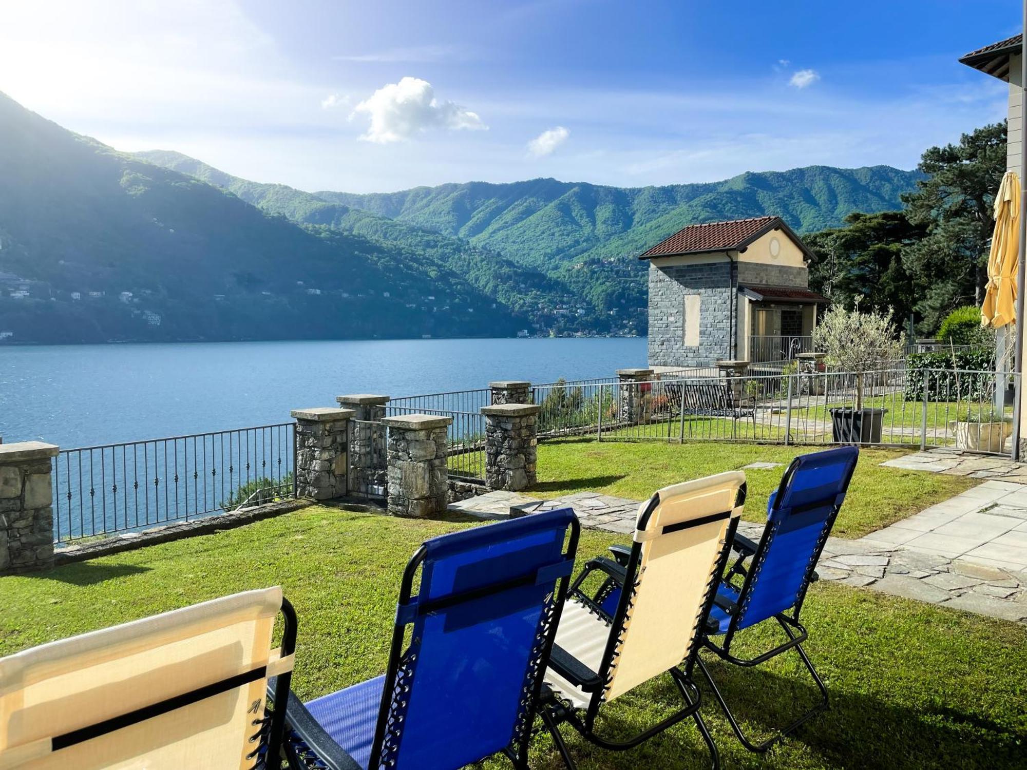 Villa Luminosa Laglio - Private Parking, Garden Eksteriør billede